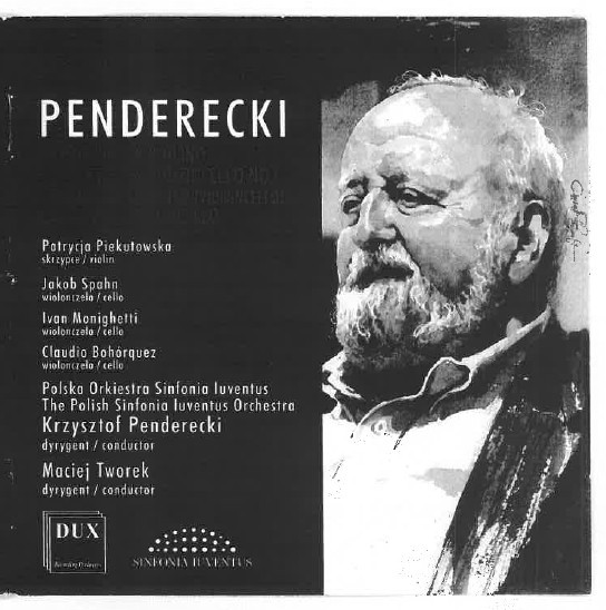 Okładka płyty Krzysztof Penderecki — Concertos For String Instruments and Orchestra